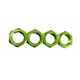 thumbnail image 1 of Juego De 4 Tuercas Hexagonales Para Ruedas Para Vehículos RC 1:7 1:8, Accesorios De Repuesto, Color Verde, 1 of 5