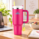 thumbnail image 2 of Mug Térmico Lemuria Neon 1100 Ml Vaso Térmico Gran Capacidad Rosado, 2 of 3