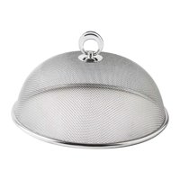 Magideal - Carpa De Acero Inoxidable Para Alimentos, Sombrilla, Cúpula Para Alimentos, Malla Fina Multifuncional, Cubierta Reutilizable Para Platos, Protector De Diámetro 24Cm