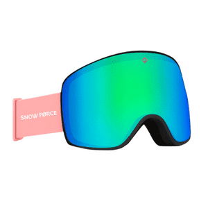 Snow Force - Antiparras Magnéticas Ski & Snowboard North Pole / Verde - Negro - Rosa