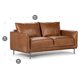thumbnail image 3 of Sofá Rosen Westwood 2 Cuerpos Cuero Camel, 3 of 9