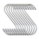 thumbnail image 1 of Gancho en forma de S de acero inoxidable Ganchos metálicos robustos Ganchos en forma de S, 1 of 5