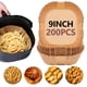 thumbnail image 1 of Forros de pergamino Air Fryer, tamaño 9 pulgadas, 200 unidades, 1 of 7