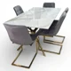 thumbnail image 1 of Comedor Rectangular Lifecas Gold + 6 Sillas Msa, 1 of 2