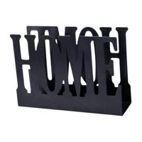 Magideal - Servilletero Vertical Para Decoración De Mesa De Comedor, Dispensador De Pañuelos, Soporte De Papel De Metal Moderno Para Mesa De Comedor, Decoración