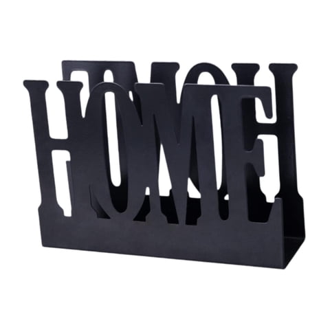 Magideal - Servilletero Vertical Para Decoración De Mesa De Comedor, Dispensador De Pañuelos, Soporte De Papel De Metal Moderno Para Mesa De Comedor, Decoración