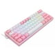 thumbnail image 2 of Teclado Gamer Redragon FIZZ K617 / Switch Red / Ingles / Wired - Pink/White (K617-RGB PW), 2 of 3