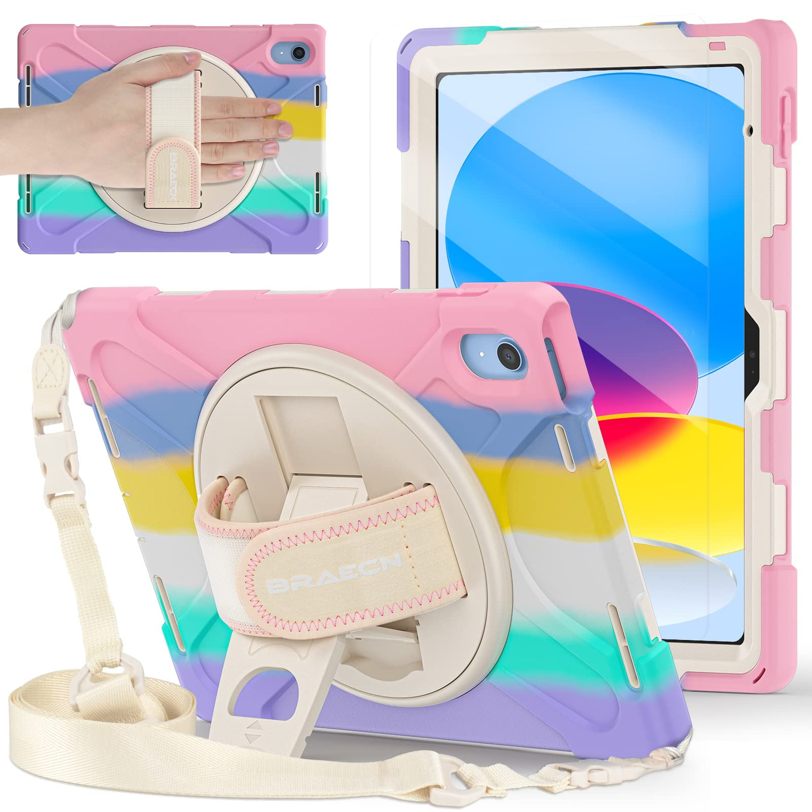 Braecnstock - Funda Braencstock Kids Para Apple Ipad 11ª Y 10ª Generación 11/10,9 Pulgadas