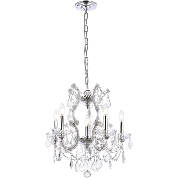Araña Elegant Lighting 2800D20C/RC Cromo 51x64 cm