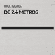 thumbnail image 4 of Set Barra Cortina Innova 21mm Negro 240cm, 4 of 6