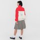 thumbnail image 3 of Chaqueta Mujer Bicolor Ecru/Rojo Corona, 3 of 5