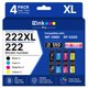 thumbnail image 1 of Cartuchos de tinta E-Z Ink Pro Epson 222XL de 4 unidades, alto rendimiento, 1 of 9