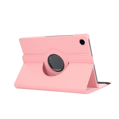 Mar Cases - Carcasa Funda Giratoria Para Tablet Samsung A11+ Plus Rosado