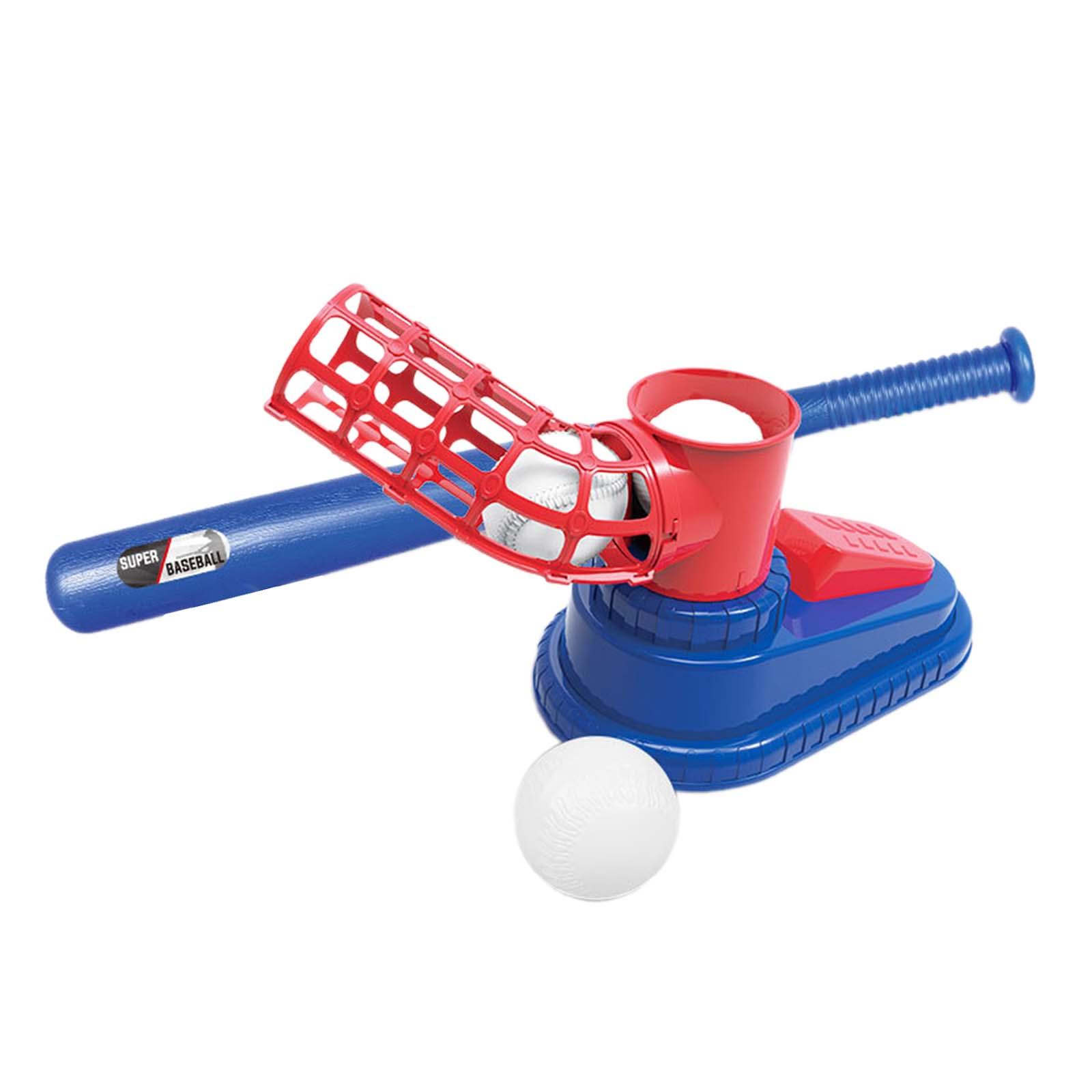 Ioensy - Máquina Lanzadora De Béisbol Para Niños, Regalo Con Bate Y 3 Pelotas De Béisbol