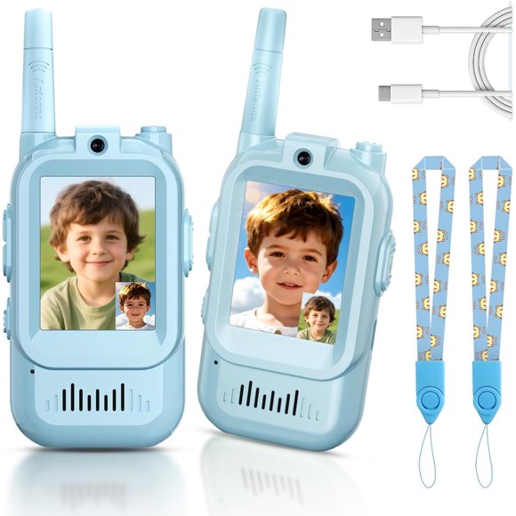Walkie Video YUSSBCU, 2 Pack, 100 m y 400 m para niños
