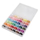 thumbnail image 1 of Caja de bobina transparente de 36 rejillas con bobina de hilo con color fijo, color brillante, color frío, caja de hilo de coser de 36 colores., 1 of 5