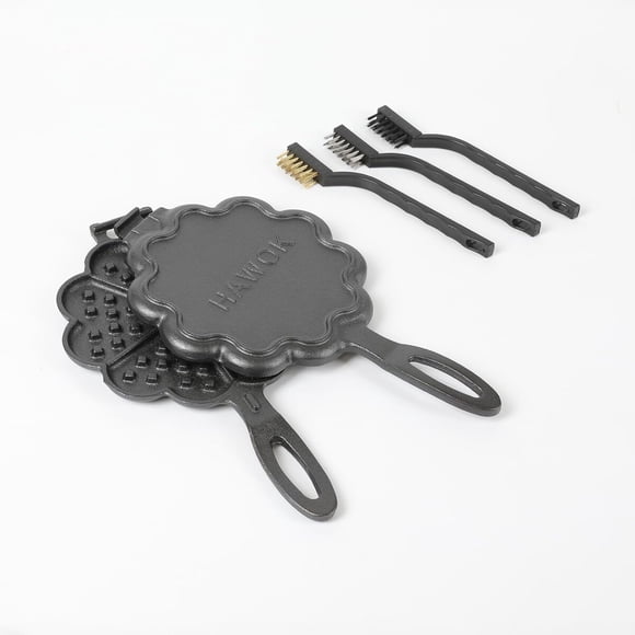 Waflera HAWOK Hierro Fundido Corazón 1 L Precurada