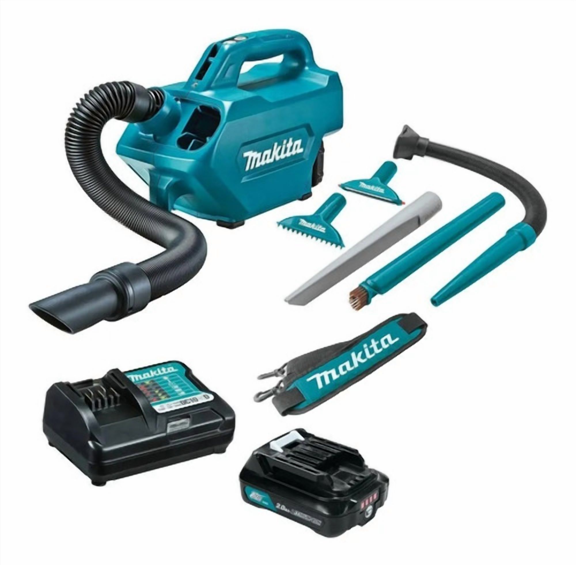 Aspiradora Inalámbrica Portátil 12V Makita Cl121Dwa + Acc
