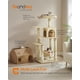 thumbnail image 2 of Cat Tree Feandrea Cat Tower, de felpa, 140 cm, con rascadores, 2 of 7