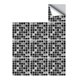 thumbnail image 2 of Etiqueta Engomada Del Azulejo Del Mosaico Blanco Y Negro Decoración De La Pared Del Piso Del Baño De La Cocina A, 2 of 5