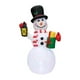 thumbnail image 2 of Muñeco De Nieve Inflable Navideño, Divertido Muñeco De Nieve Grande, Iluminado, Decoración Para Patio Al Aire Libre, Altura 1,2 M, 2 of 3