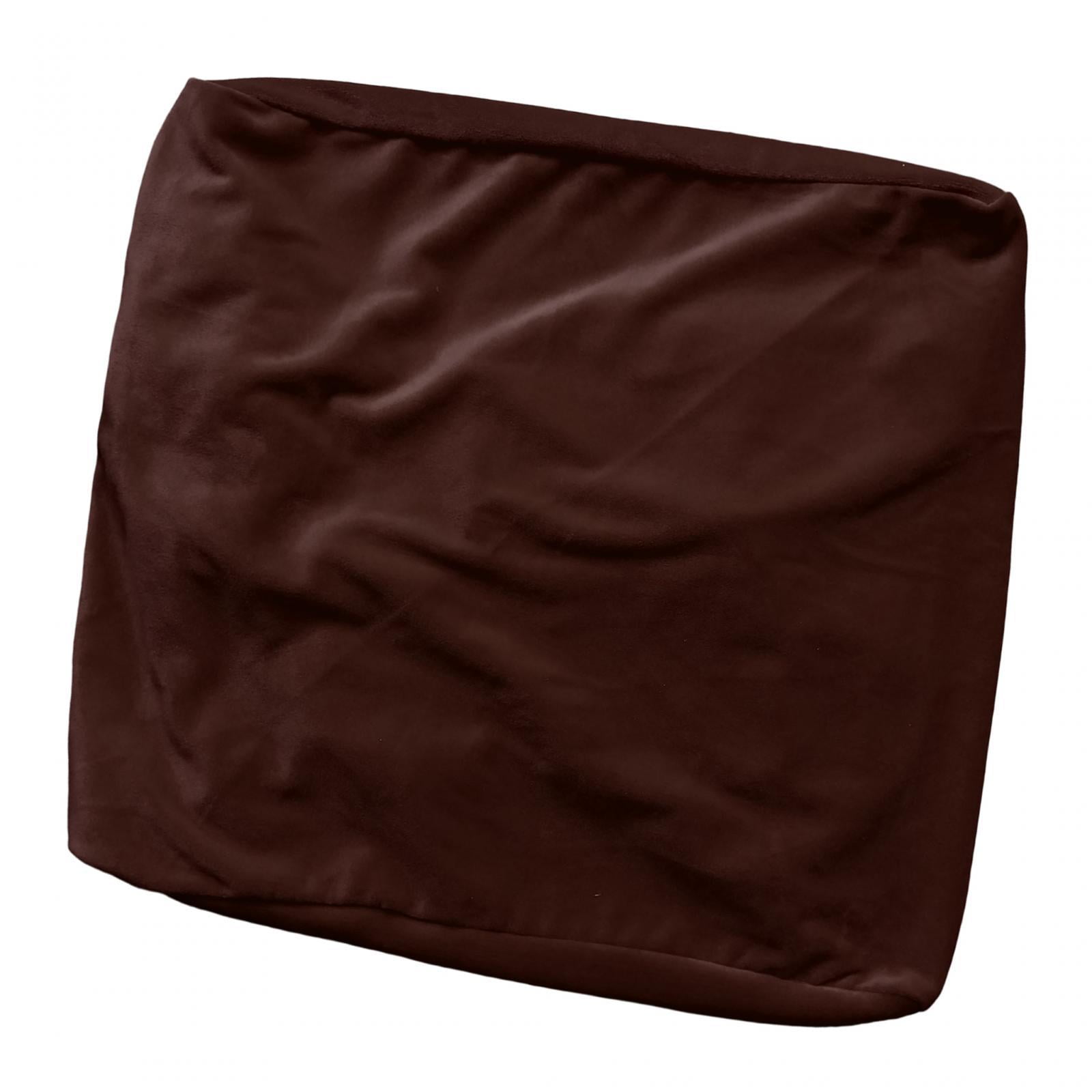 Bothyi - Funda Protectora Para Reposapiés A Prueba De Polvo Con Parte Inferior Elástica Otomana Café Oscuro