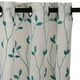 thumbnail image 1 of Set 2 Cortinas Velo Bordado Teresita 1.40 X 2.25 turquesa, 1 of 3