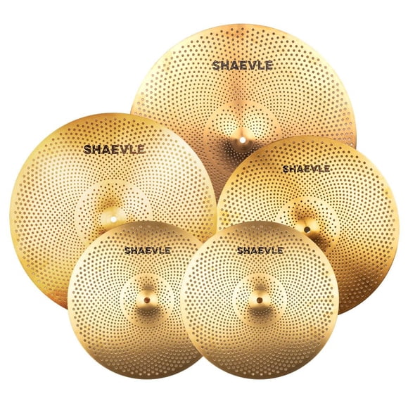 Pack de Platillos Shaevle Low Volume Hi-hat 14" Crash 16"-20"