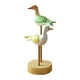 thumbnail image 2 of Figura De Gaviota De Madera, Obra De Arte, Estatua De Gaviota Para El Hogar, Mesa, Interior Y Exterior, Verde Y Amarillo, 2 of 5