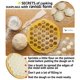 thumbnail image 3 of Molde para hacer albóndigas Pelmeni Ravioli Russian PetriStor de plástico, 3 of 9