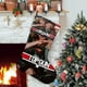 thumbnail image 1 of Top Gun Tema: Calcetines de Navidad, fino lino blanco para colgar en escaleras y chimenea, decoración navideña para el hogar, regalo de Navidad. 45cm × 32cm, 1 of 5