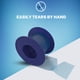 thumbnail image 5 of Tiras de cinta de silicona Niveus Gentle Dentist Clear Skin, 1 rollo, 5 of 9