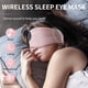 thumbnail image 5 of Máscara para dormir Bluetooth 5.4, suave, inalámbrica, diadema para ojos, opaca con micrófono (rosa), 5 of 6