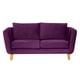 thumbnail image 1 of Sofá Thomas 170 Felpa Morado, 1 of 2