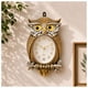 thumbnail image 3 of Reloj de Pared Modelo Búho Decorativo 56cm Dorado, 3 of 3