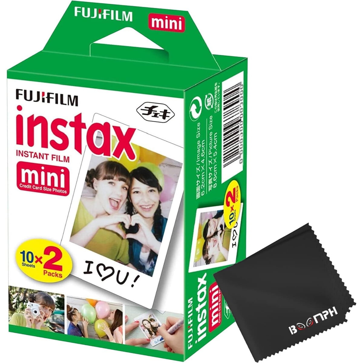 Papel Fotografico Fujifilm Instax Mini 20 Hojas Iso 800