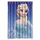 thumbnail image 1 of Cortina de ducha con diseño de Frozen, Elsa, Anna y Olaf, con ganchos, 122 x 183 cm., 1 of 3