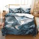 thumbnail image 1 of Owl Anime Duvet Cover 3D Print Quilt Cover Comforter Covers for Boys Girls Bedding Set Soft Microfiber with Pillow Cases with Zipper Closure 2 Pieces Twin, 1 of 5