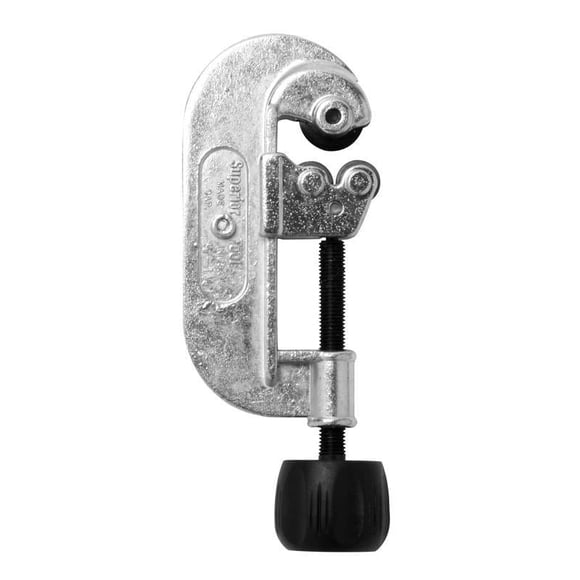 Herramienta superior para cortar tubos, color negro y plateado, 1-1/8 pulgadas