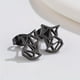 thumbnail image 1 of 1pair Cute Origami Cat Stud Earrings For Men, Stainless Steel Kitten Earings, Animal Children Accessories, 1 of 5