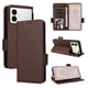 thumbnail image 1 of Funda Cartera para Samsung Galaxy S26 Edge Tapa Flip con Ranuras y Soporte Marrón, 1 of 5