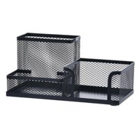 Ioensy - Portalápices Organizador De Escritorio Suministros De Decoración De Tazas De Bolígrafos Para Escritorio Papelería Para El Hogar Negro