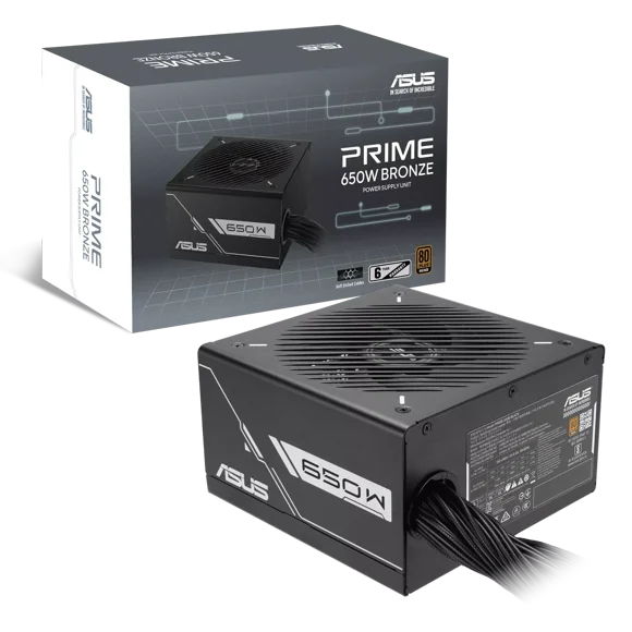 Fuente de Poder ASUS Prime 650B 650W 80 Plus Bronze ATX No Modular