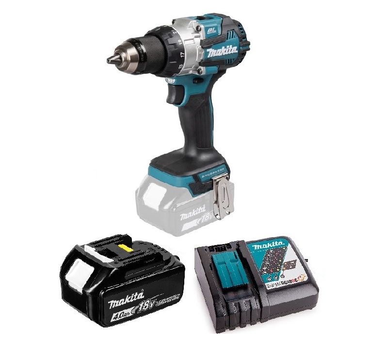 Taladro Atornillado Percutor 13 Mm (1/2) 110Nm Makita Dhp489 (4 Ah)