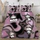 thumbnail image 3 of Kuromi Soft 3D Printed Duvet Cover Bedding Set with Comforter Cover 3 Piece Set, 3 of 5