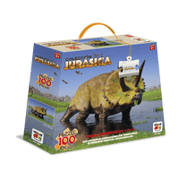 Puzzle Triceratops Colección Jurásica (100 Piezas) - Toyng