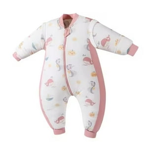 Kivara - Saquito De Dormir Bebe Con Pie Tog 2.5 Pijama Saco Dormir Rosa M