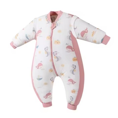 Kivara - Saquito De Dormir Bebe Con Pie Tog 2.5 Pijama Saco Dormir Rosa S