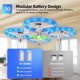 thumbnail image 5 of Mini dron Redrie C68 con luz LED y mantenimiento de altitud, juguete para niños, 5 of 7