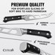 thumbnail image 2 of Cuchillo para Queso Cutluxe 13 cm de hoja serrada con punta dentada, 2 of 9